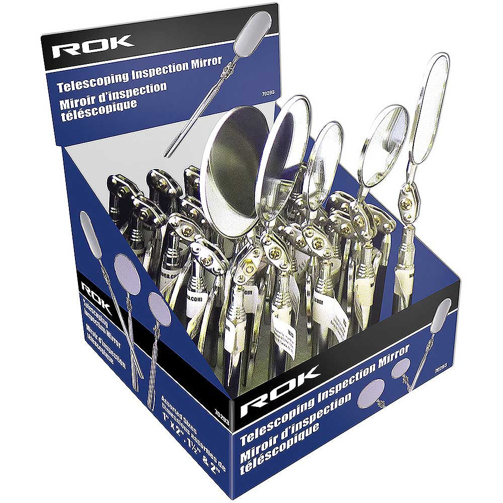 ROK 3pc Telescoping Inspection Mirror Tool Set