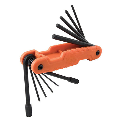 Klein Tools 70550 11-Key SAE Pro Folding Hex Key Set