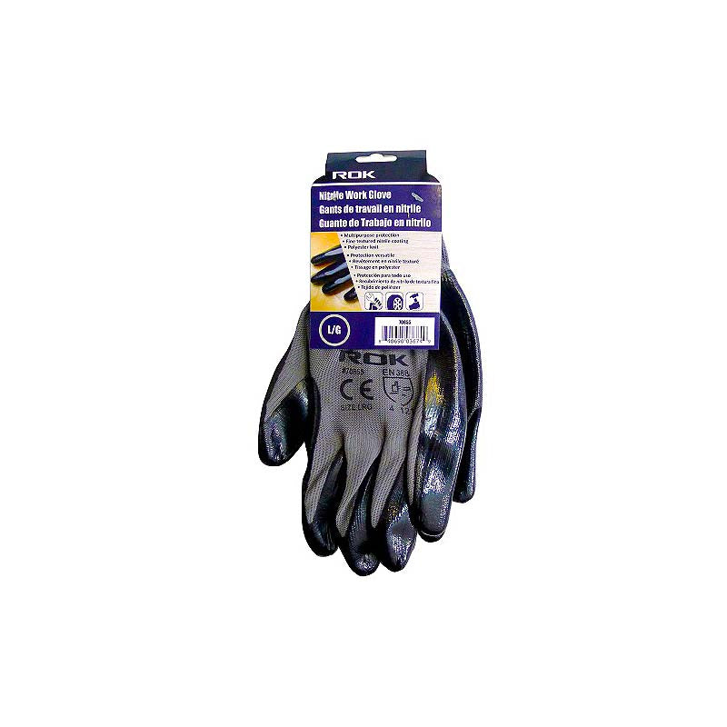 ROK Nitrile Work Gloves - Large
