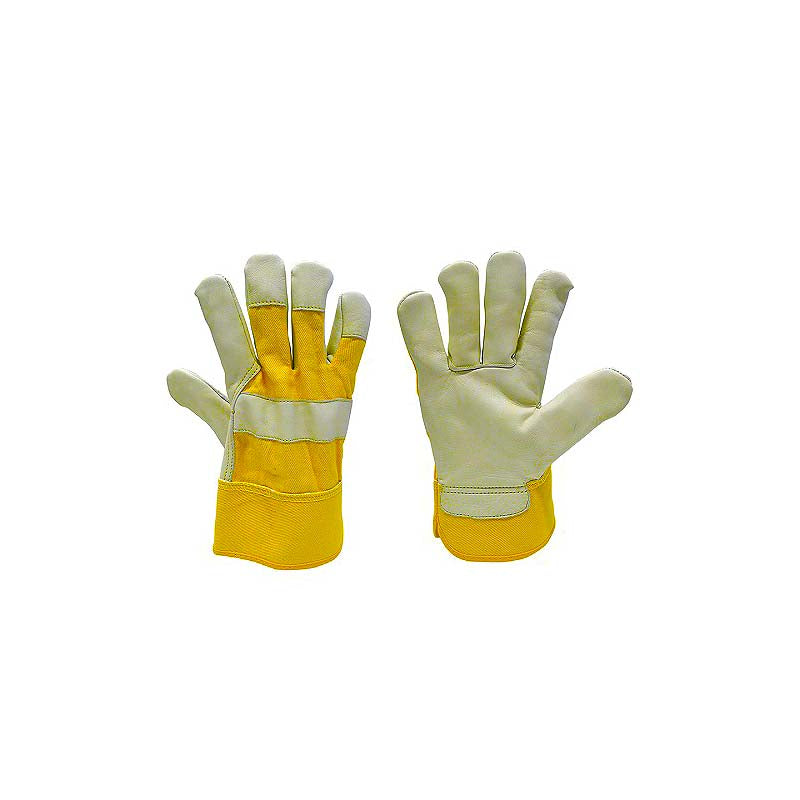 ROK Premium Leather Work Gloves - Large