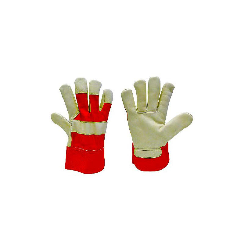 ROK Premium Lined Leather Work Gloves - Large