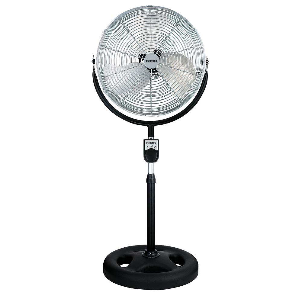 ROK 18in High Velocity Pedestal Stand Fan