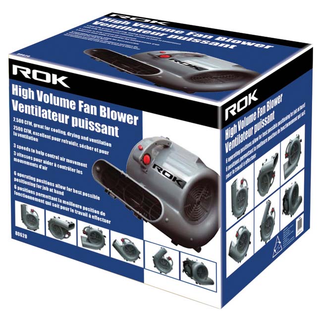 ROK 80620 High Volume Fan Blower