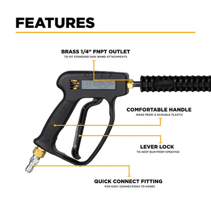 BE 47in Spray Gun and Wand Assembly with Quick-Connect Couplers