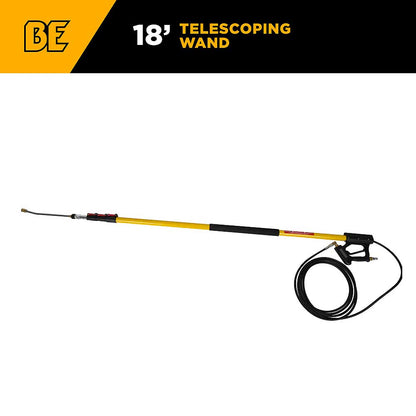 BE 18' 3-Stage Fibreglass Telescoping Wand