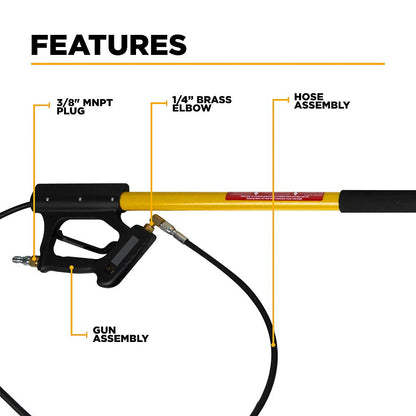 BE 18' 3-Stage Fibreglass Telescoping Wand