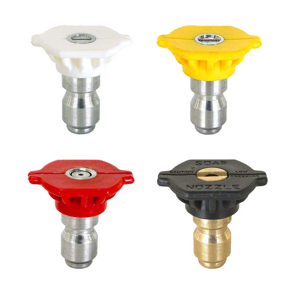 BE 040 Quick Connect Pressure Washer Nozzle Spray Tips Set - 4pk