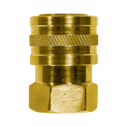 BE 3/8in FNPT Brass Quick Connect Coupler