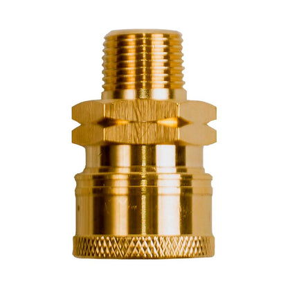 BE 3/8in MNPT Brass Quick Connect Coupler