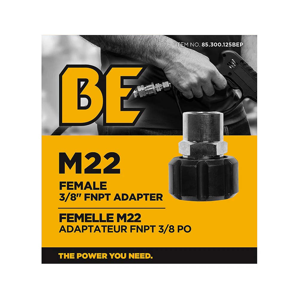 BE M22 Female 3/8in FNPT Fitting