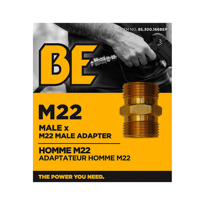 BE M22 MPT x M22 MPT Coupler