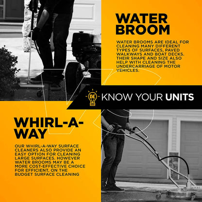 BE 16in Water Broom Assembly