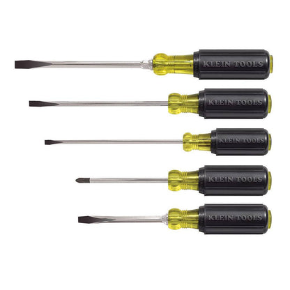 Klein Tools 85075 5pc Slotted and Phillips Screwdriver Set