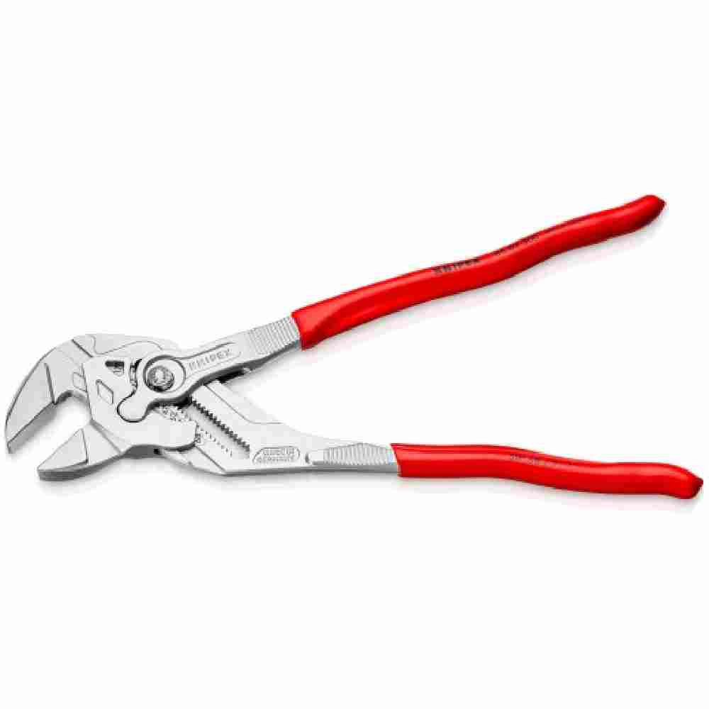Knipex 8603300SBA 12 inch Adjustable Wrench Pliers showing with an open jaw