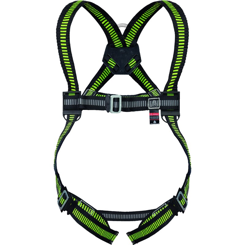 DEGIL Full Body Safety Harness with 2 Adjustable Buckles and Back Anchorage Point - XL/2X