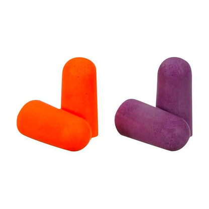 3M Purple & Orange Disposable Earplugs - 80 Pairs
