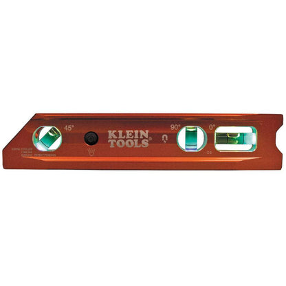 Klein Tools 935RBLT 9-inch Aluminum Rare-Earth Magnet Lighted Torpedo Billet Level