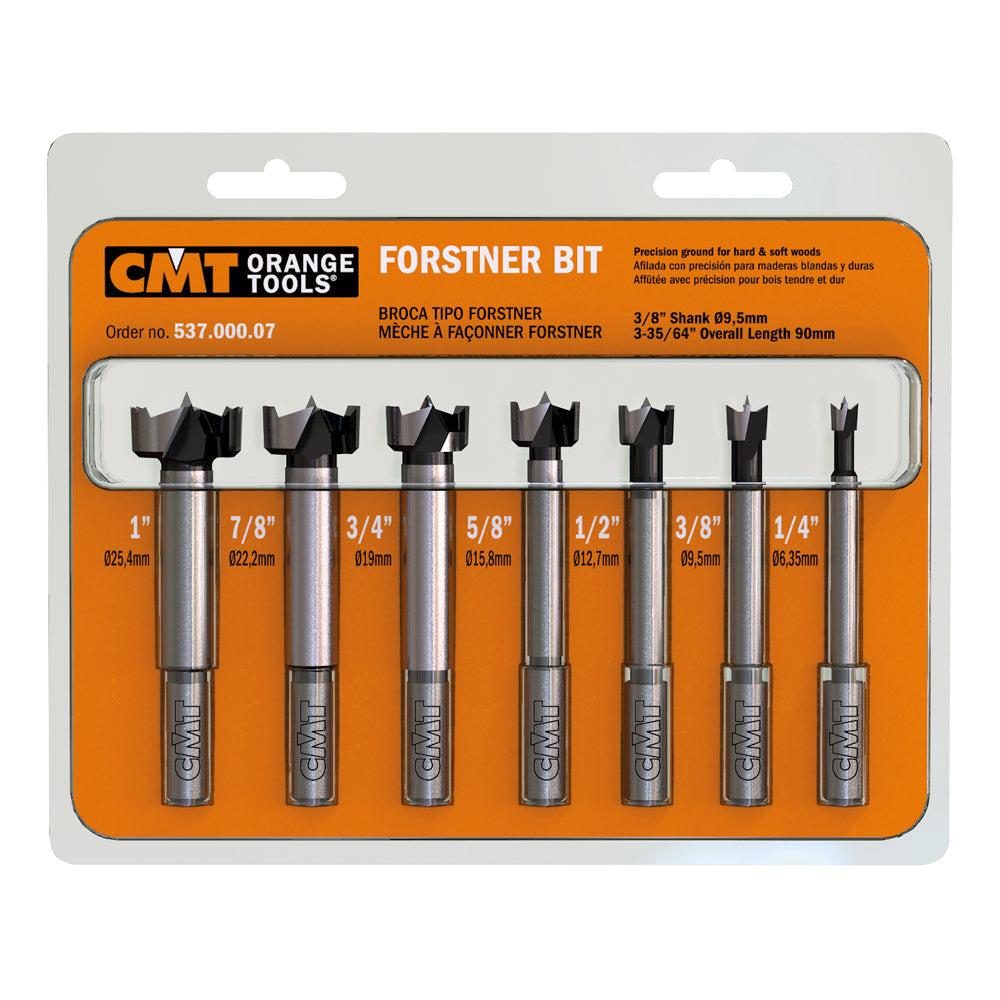 CMT 7pc Forstner Bit Set
