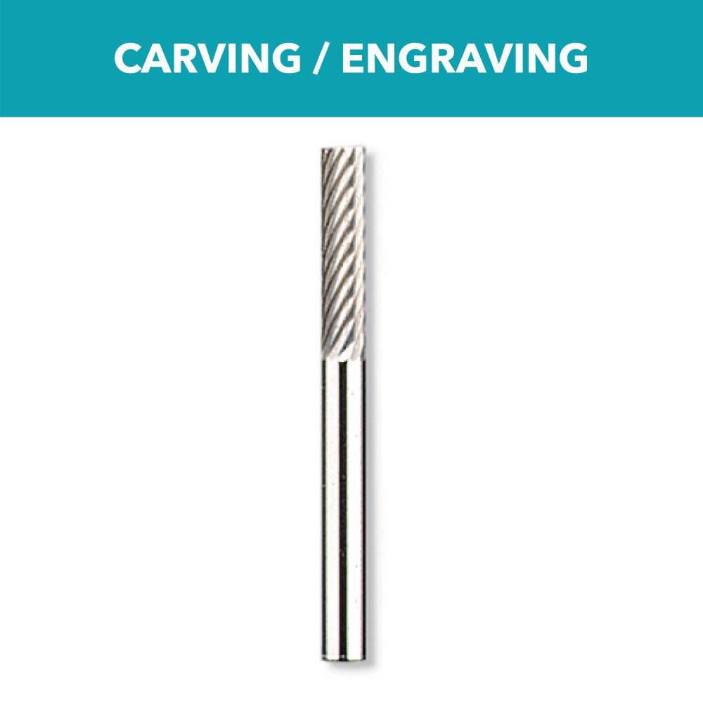 Dremel 1/8in Tungsten Carbide Cylinder Carving Bit