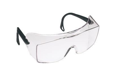 3M Ox Safety Eyewear 12166 Clear Lens Black Frame Secure Grip