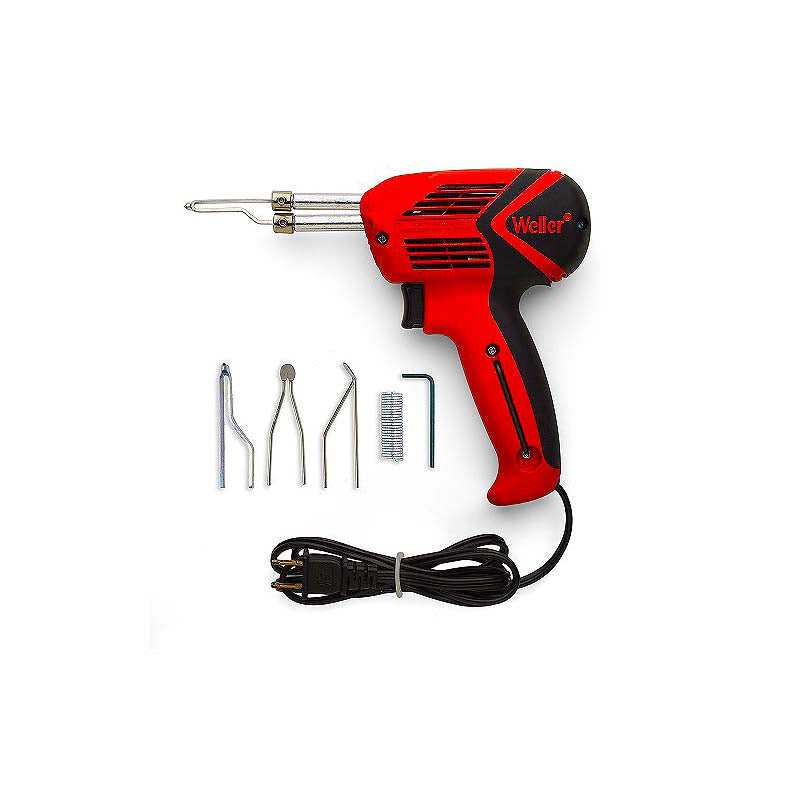 Weller 120V  140/100W Dual Heat Universal Soldering Gun Kit with LED Lighting
