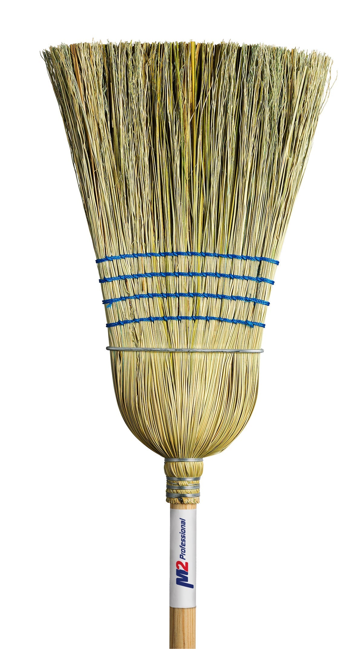 M2 Heavy Duty Industrial Corn Broom - 1 Wire / 4 String