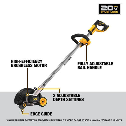 DeWalt DCED400B 20V MAX Brushless Cordless Edger (Tool Only)