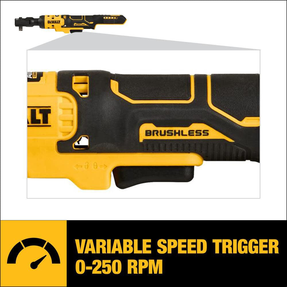 DeWalt DCF513B 20V MAX ATOMIC Brushless Cordless 3/8 Inch Ratchet (Tool Only)