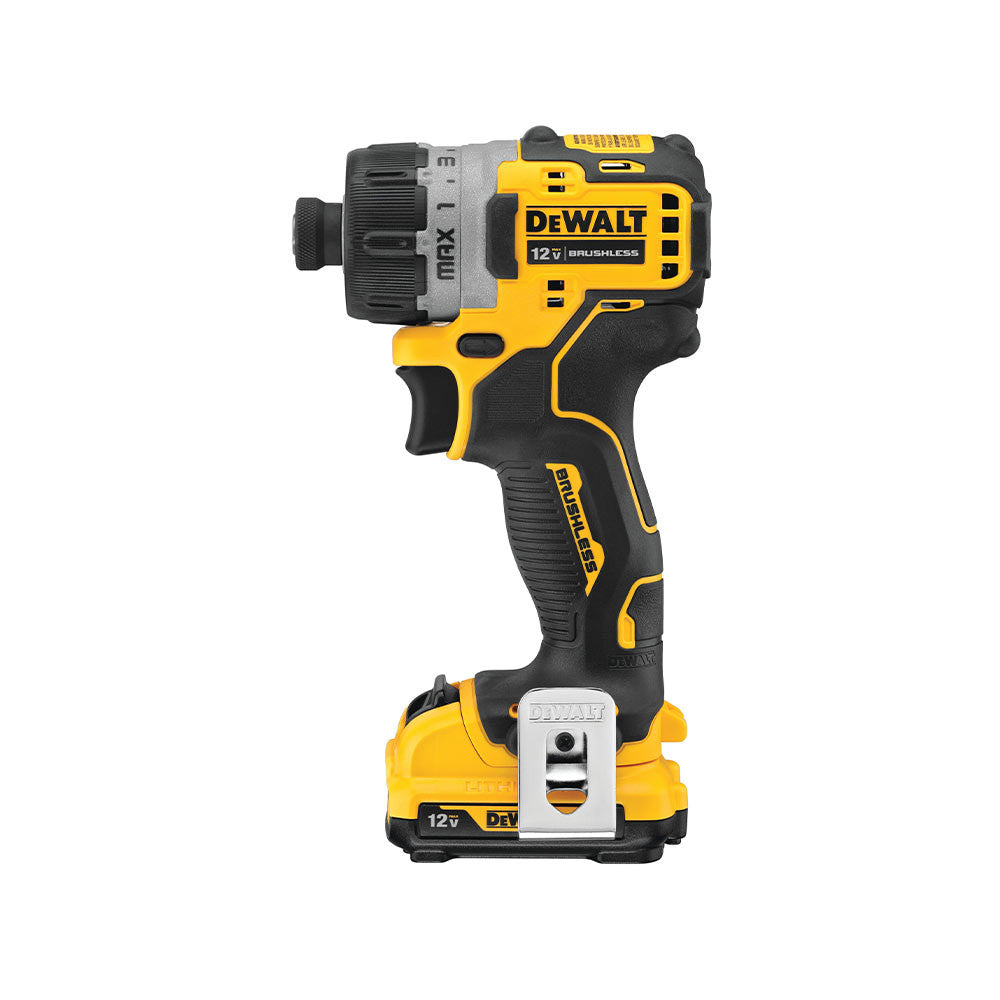 DeWalt DCF601F2 12V XTREME Brushless 1/4 inch Cordless Screwdriver Kit