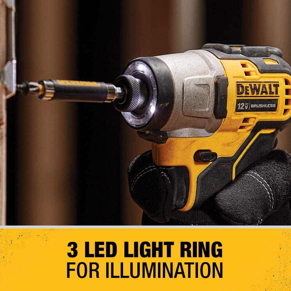 DeWalt DCF801F2 Xtreme 12V Max Brushless 1/4 inch Impact Driver Kit