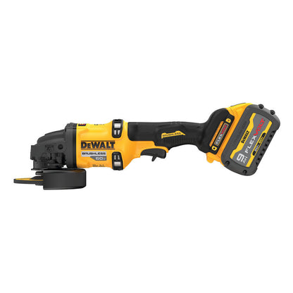 DeWalt DCG418X1 FLEXVOLT 60V MAX Brushless 4-1/2 inch - 6 inch Cordless Grinder Kit with Kickback Brake