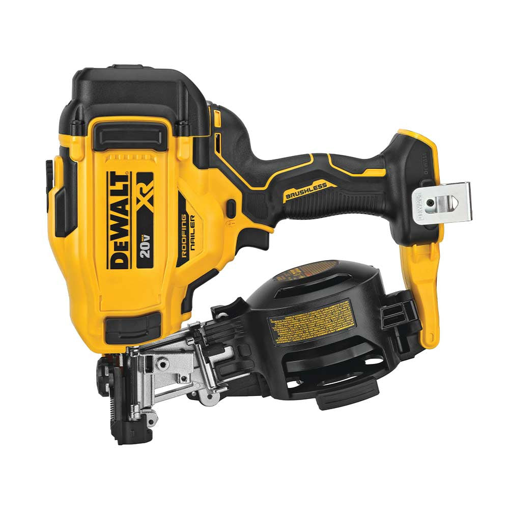 DeWalt DCN45RNB 20V MAX 15 degrees Cordless Coil Roofing Nailer (Tool Only)