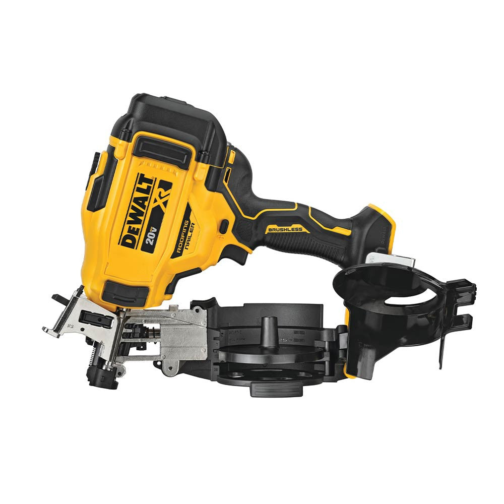 DeWalt DCN45RNB 20V MAX 15 degrees Cordless Coil Roofing Nailer (Tool Only)