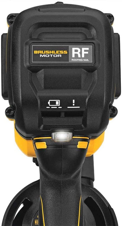 DeWalt DCN45RNB 20V MAX 15 degrees Cordless Coil Roofing Nailer (Tool Only)