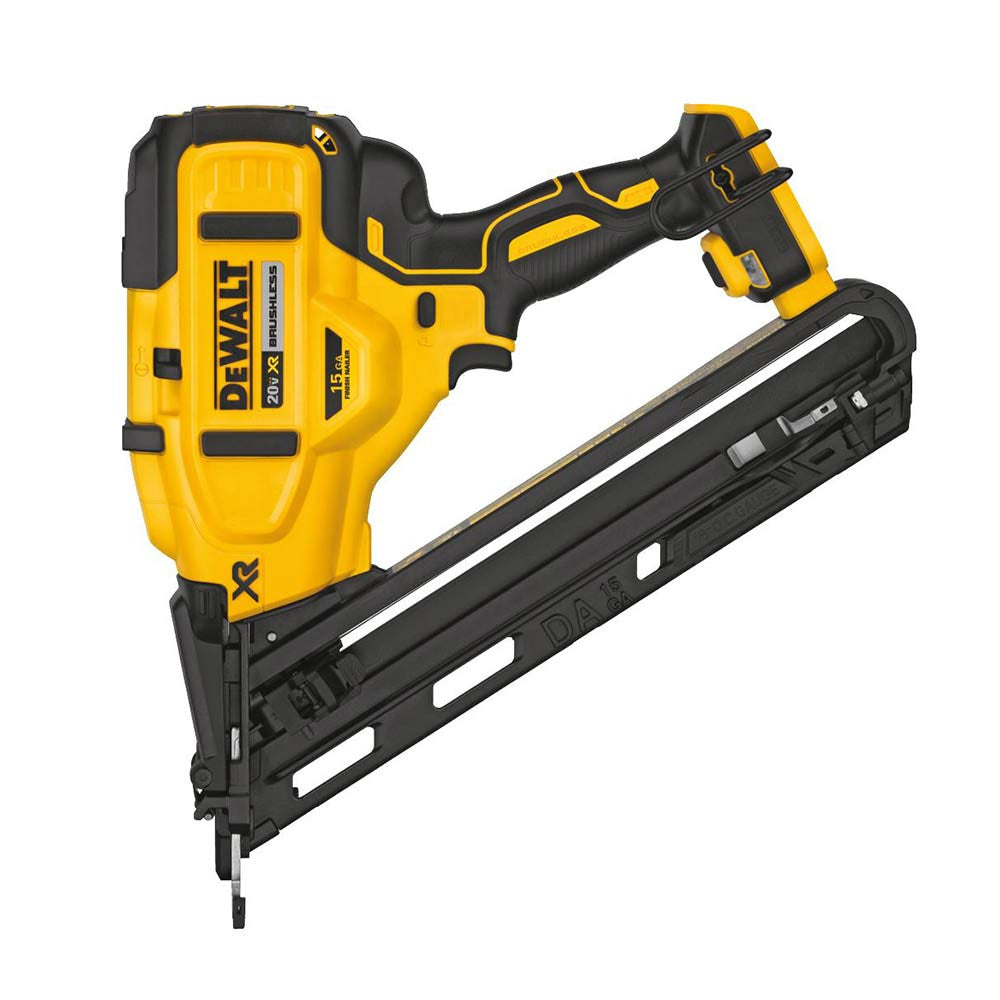 DeWalt DCN650B 20V MAX XR 15 Gauge Cordless Angled Finish Nailer (Tool Only)