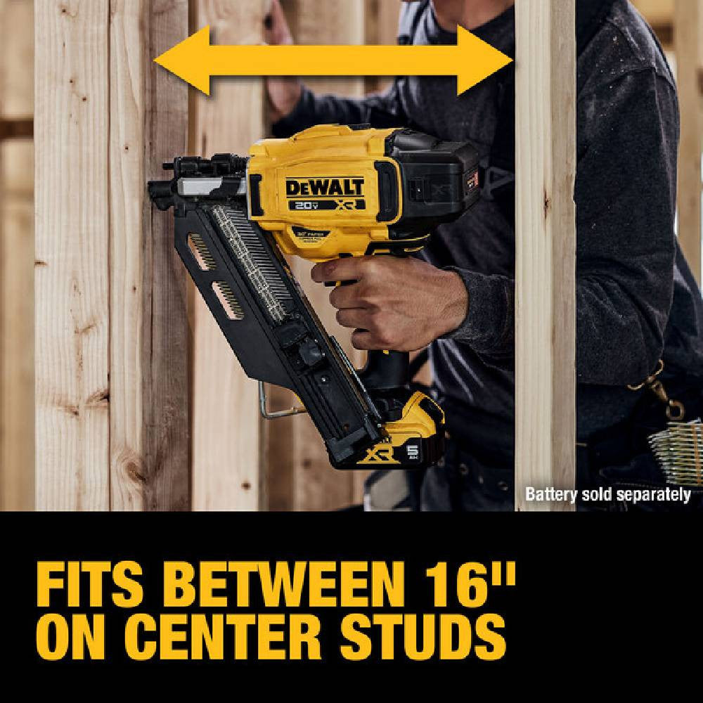 DeWalt DCN930B 20V MAX Cordless Brushless 30° Paper Tape Framing Nailer (Tool Only)