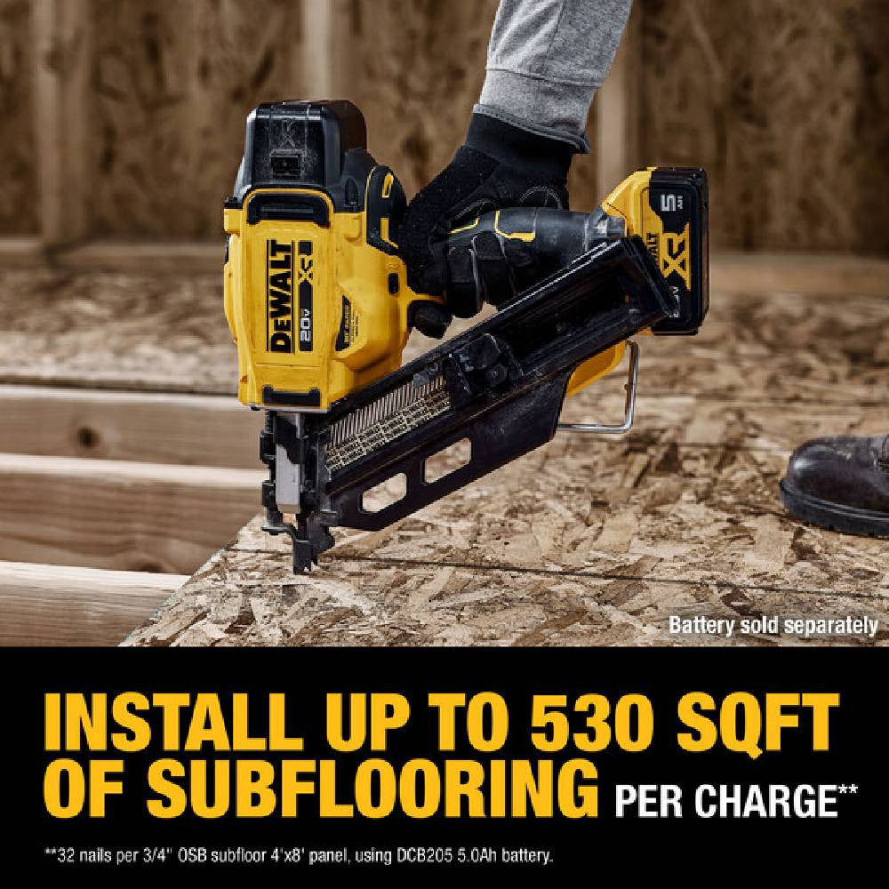 DeWalt DCN930B 20V MAX Cordless Brushless 30° Paper Tape Framing Nailer (Tool Only)