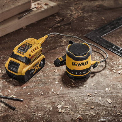 DeWalt DCR008 USB-C Rechargeable Mini Bluetooth Speaker