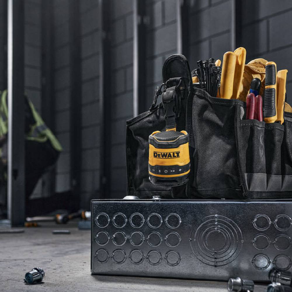 DeWalt DCR008 USB-C Rechargeable Mini Bluetooth Speaker
