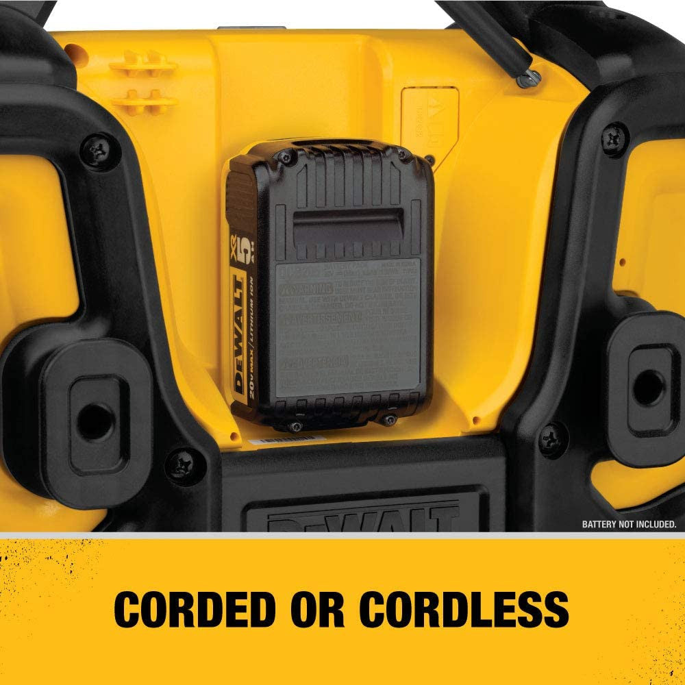 DeWALT DCR025 20V/60V/AC Bluetooth Radio & Charger