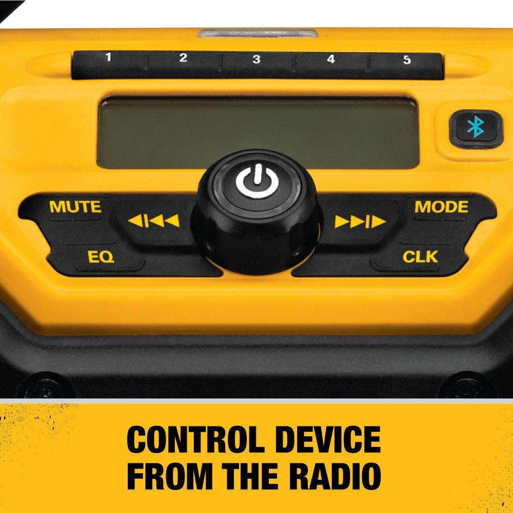 DeWALT DCR025 20V/60V/AC Bluetooth Radio & Charger