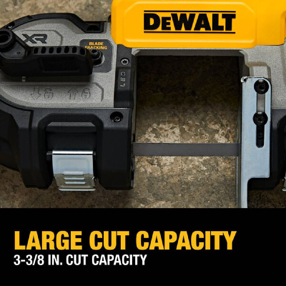 DeWalt DCS378B 20V MAX XR Cordless Brushless 3-3/8 Inch Mid-Size Bandsaw (Tool Only)