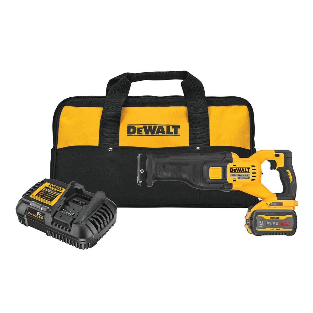 DeWalt DCS389X1 FLEXVOLT 60V MAX Brushless Cordless Reciprocating Saw Kit