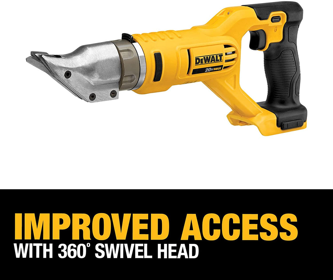 DeWalt DCS491B 20V MAX 18 Gauge Swivel-Head Shears (Tool Only)