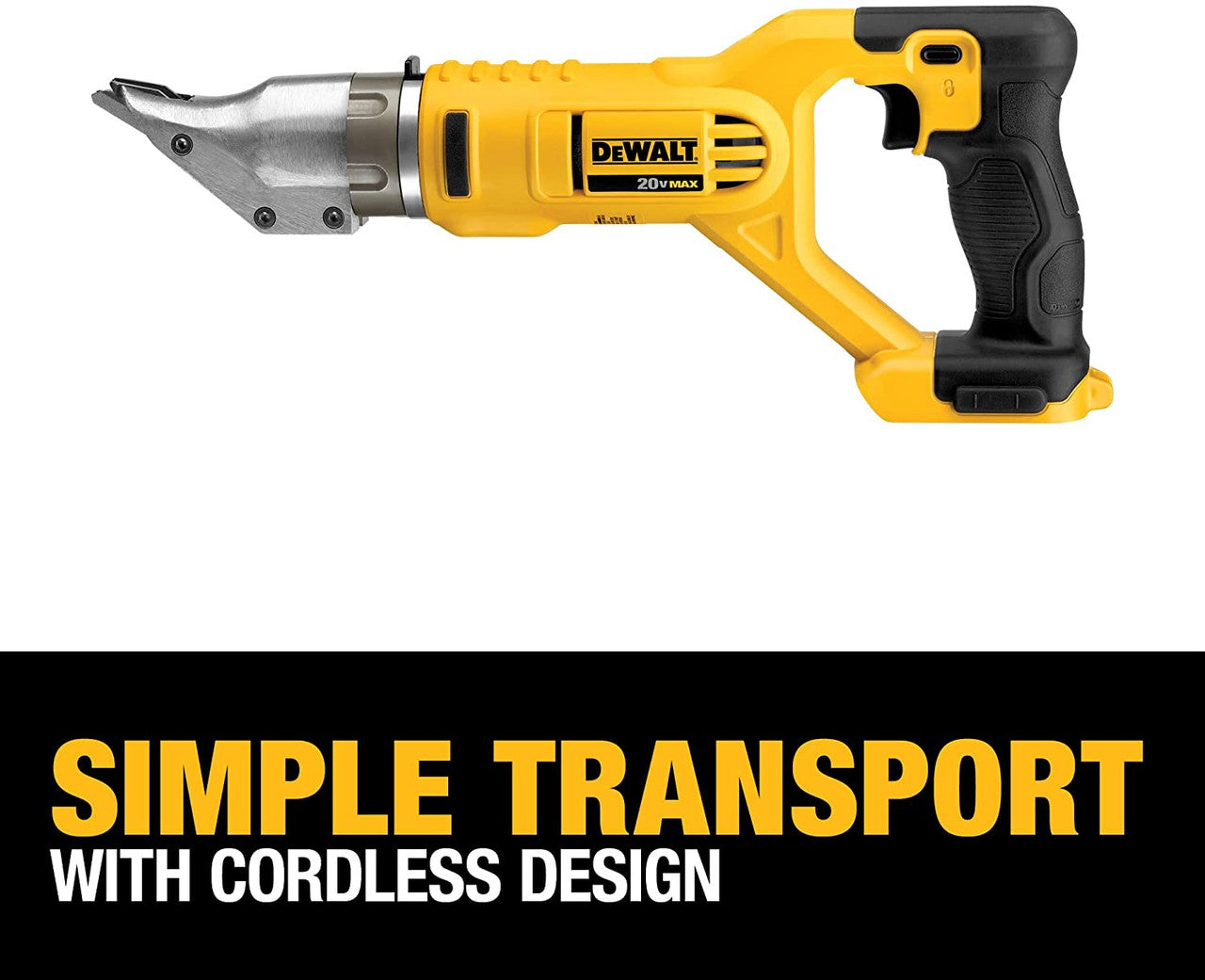 DeWalt DCS491B 20V MAX 18 Gauge Swivel-Head Shears (Tool Only)