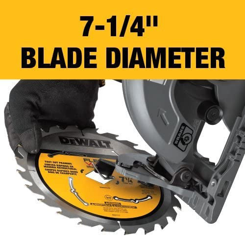 DeWalt DCS577B FLEXVOLT 60V MAX 7-1/4 inch Cordless Worm Drive Circular Saw (Tool Only)