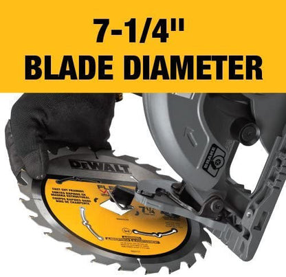 DeWalt DCS577B FLEXVOLT 60V MAX 7-1/4 inch Cordless Worm Drive Circular Saw (Tool Only)