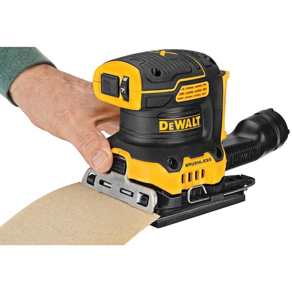 DeWalt DCW200B 20V MAX XR Brushless Cordless 1/4 Sheet Variable Speed Sander (Tool Only)