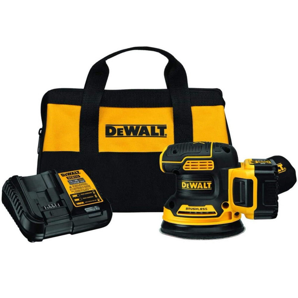 DeWalt DCW210P1 20V MAX XR 5 inch Brushless Cordless Variable-Speed Random Orbital Sander Kit