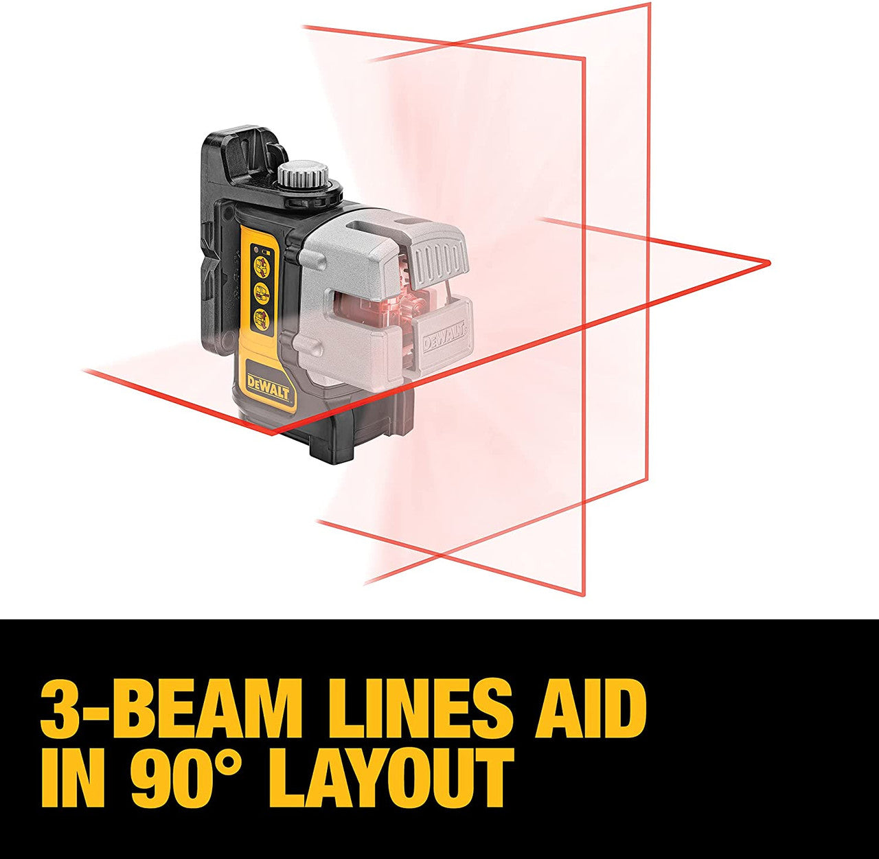 DeWalt DW089K 3-Beam Red Line Laser